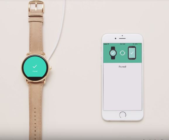 How to connect the Fossil Q smartwatch with iPhone
