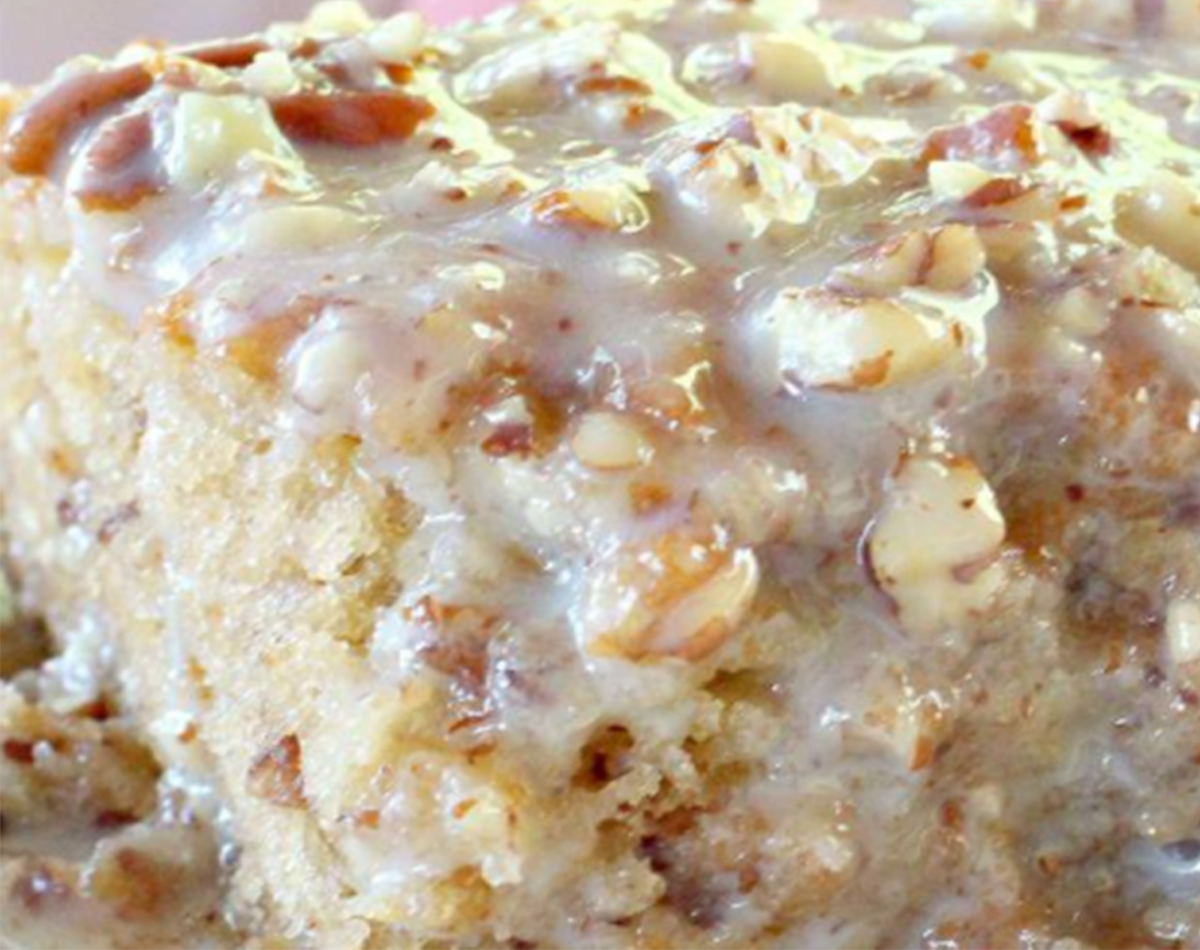 Southern Pecan Praline Sheet Cake