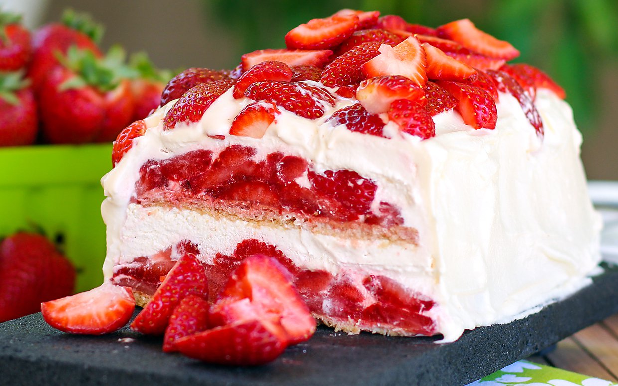 No Bake Strawberry Shortcake