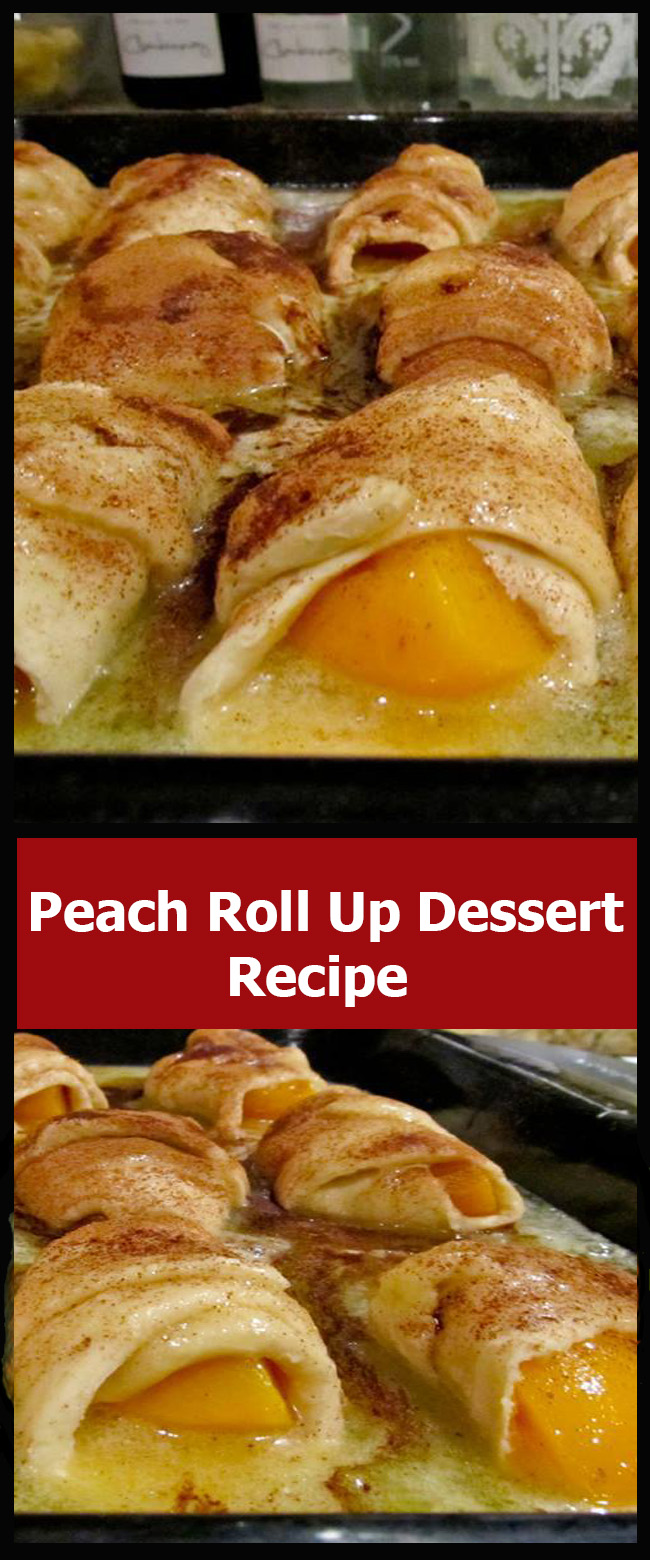 Peach Roll Up Dessert