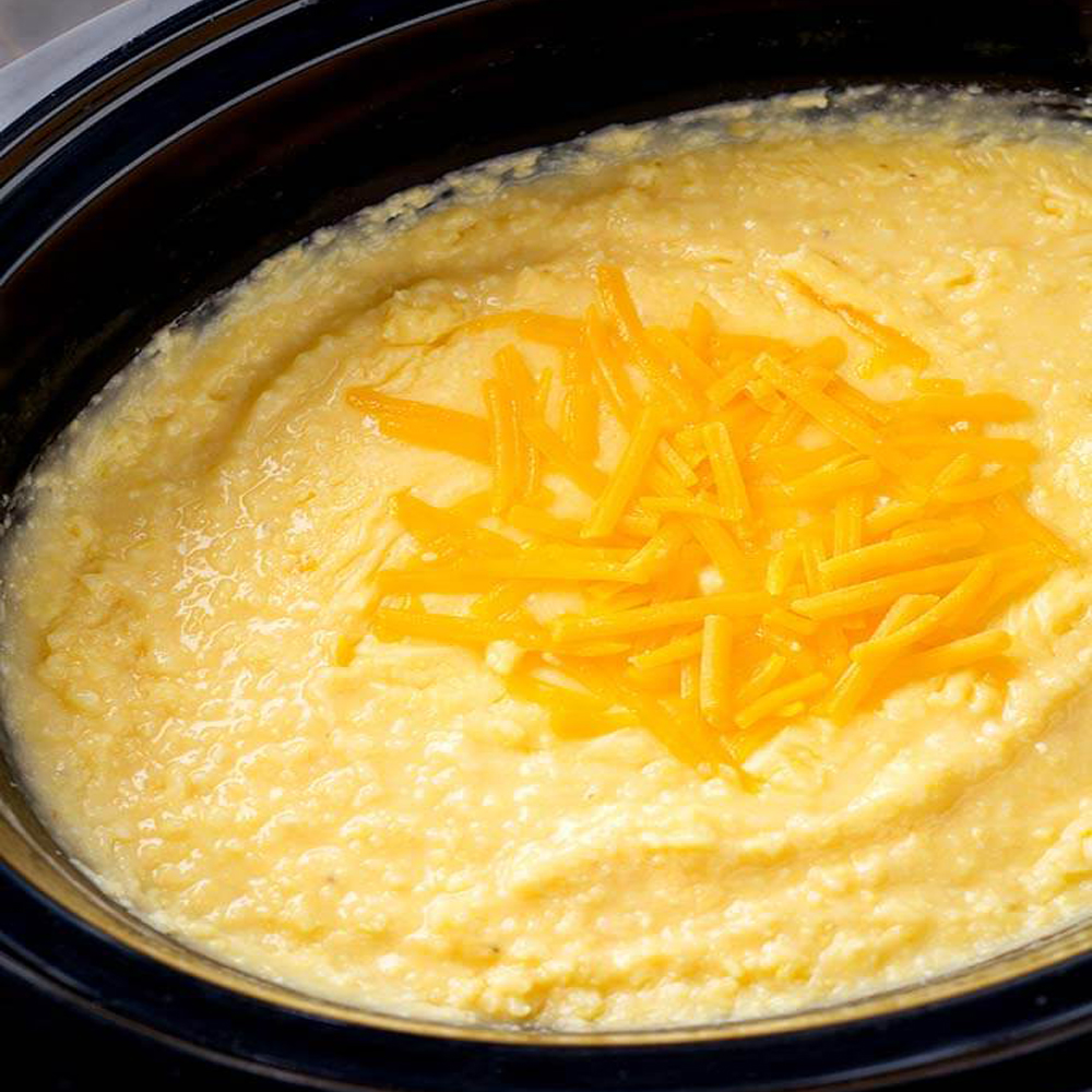 Cheesy Slow Cooker Grits