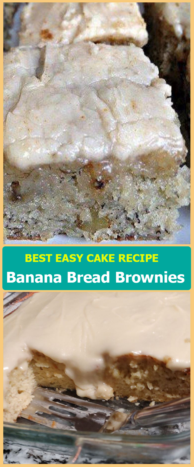 Banana Bread Brownies 