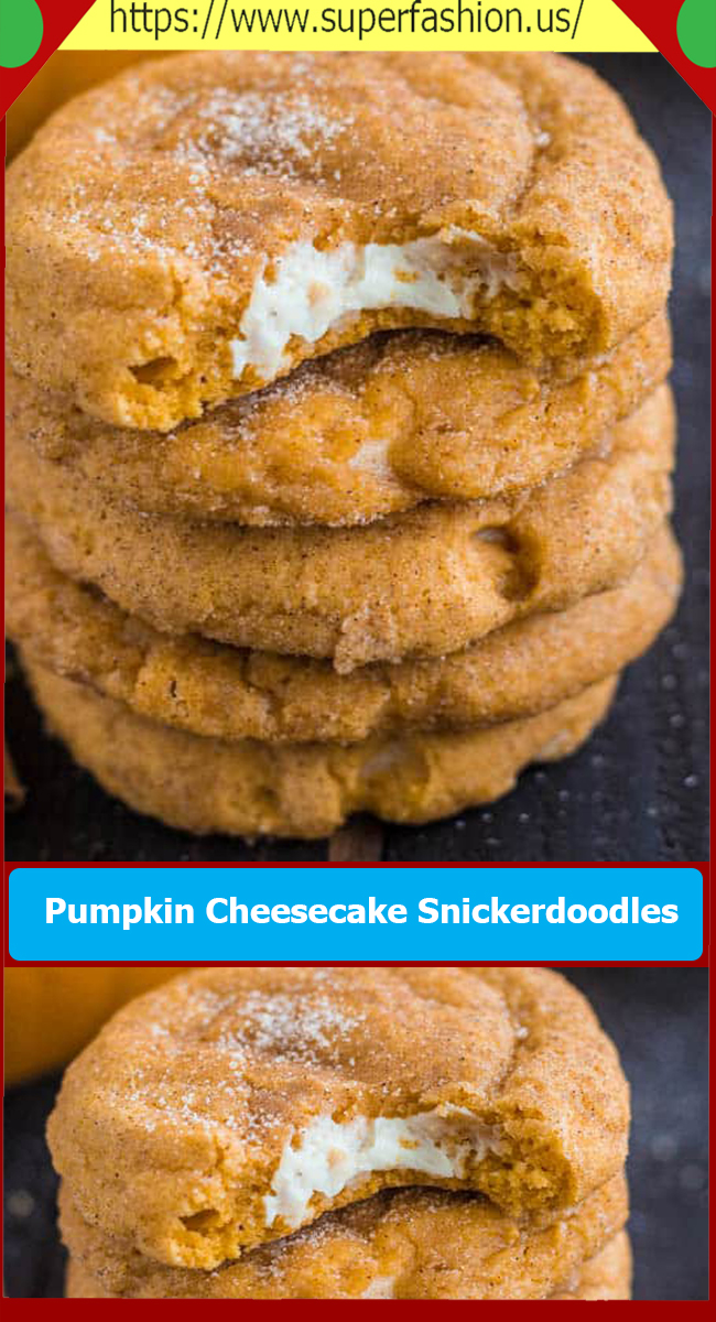 Pumpkin Cheesecake Snickerdoodles
