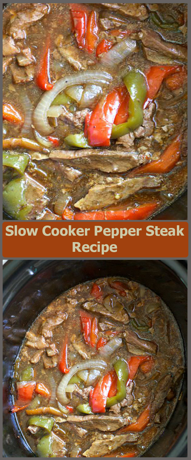 Slow Cooker Pepper Steak