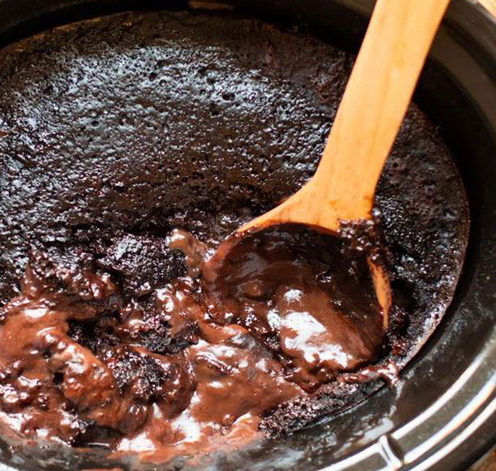 Slow Cooked Chocolate Lava Cake