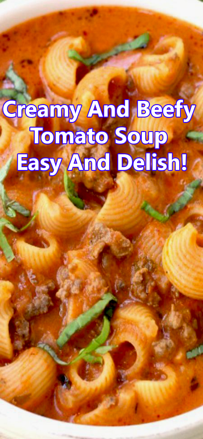 Beefy Tomato Soup