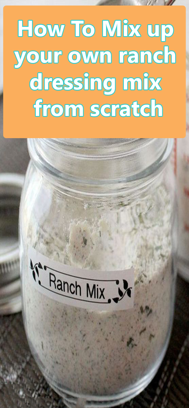 How To Make your own ranch dressing