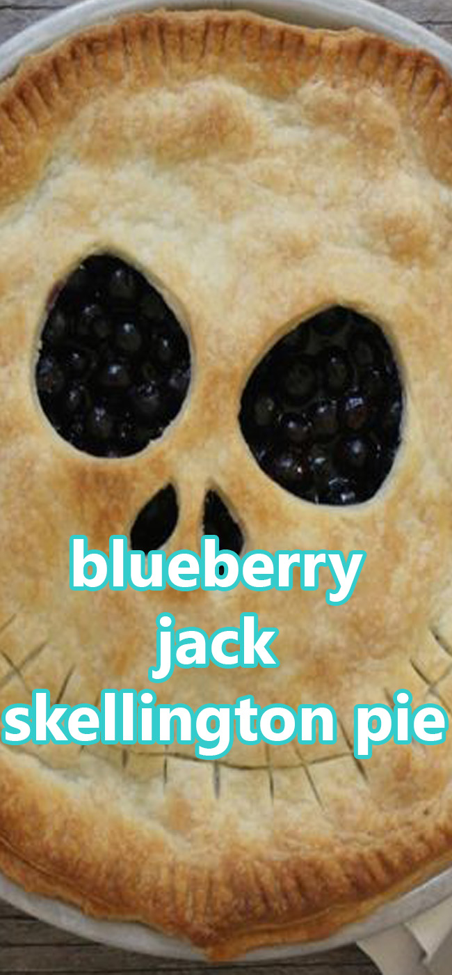blueberry jack skellington pie