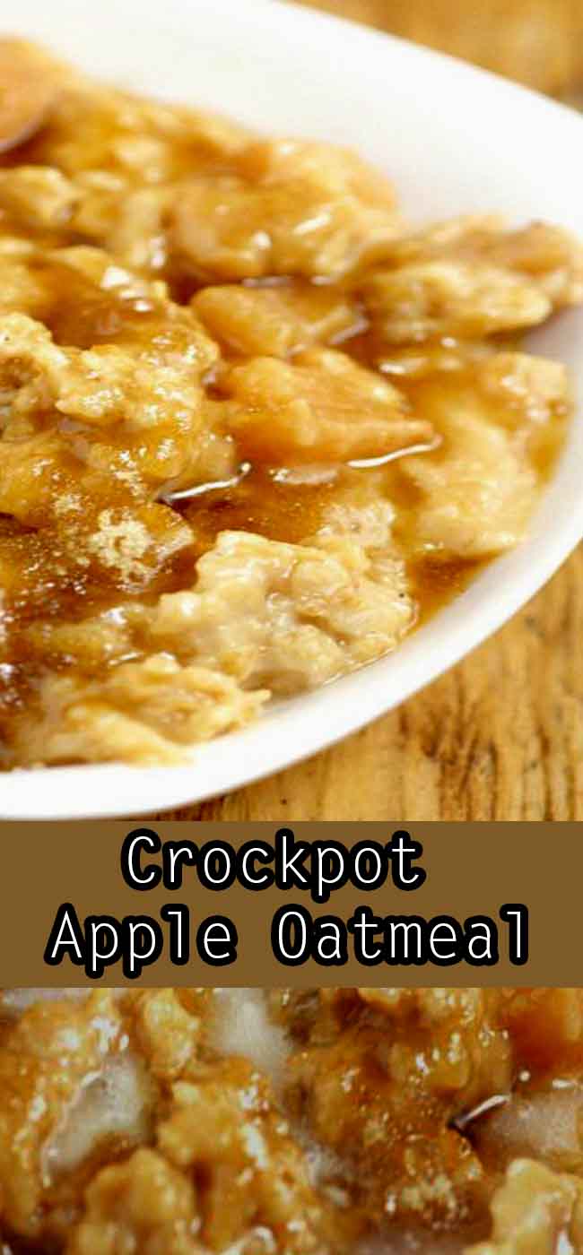 Crockpot Apple Oatmeal