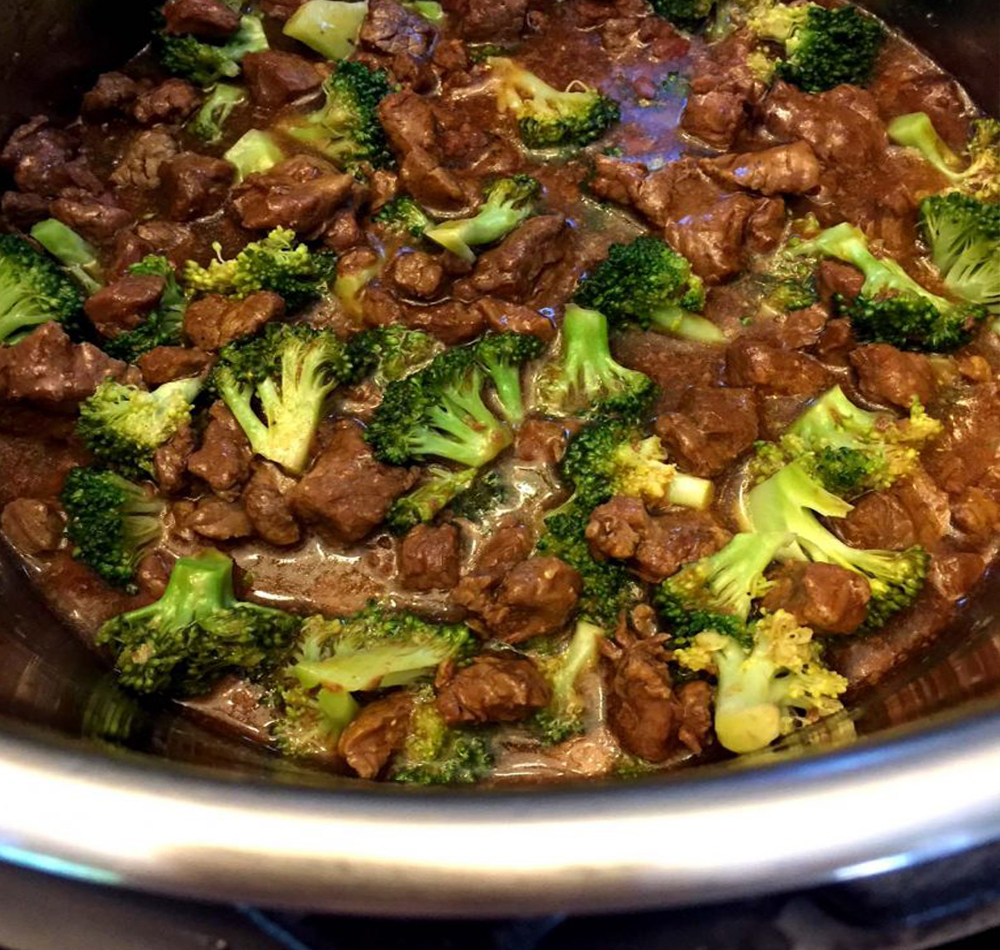 Instant Pot beef and broccoli