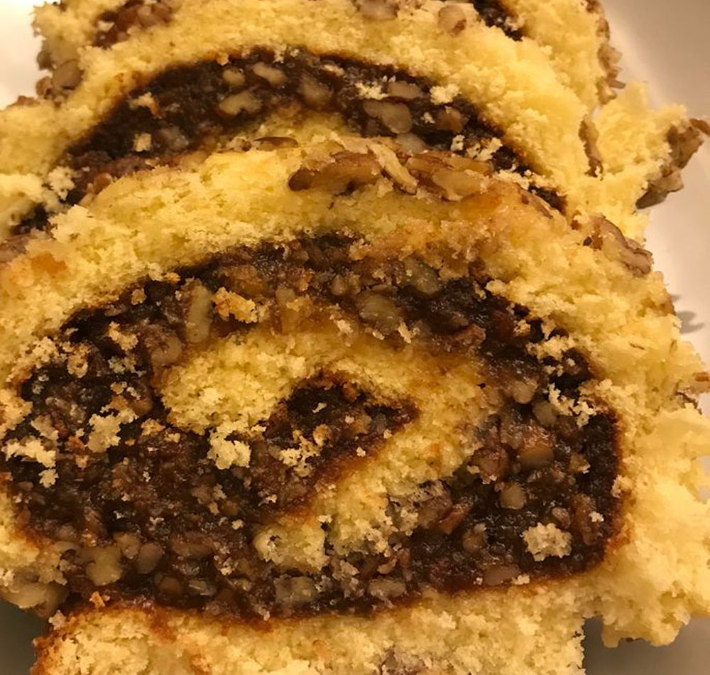 PECAN PIE CAKE ROLL