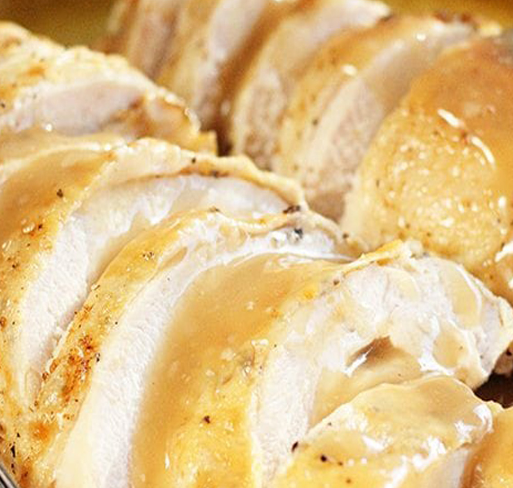 Butter Basted Slow Cooker Turkey Breast