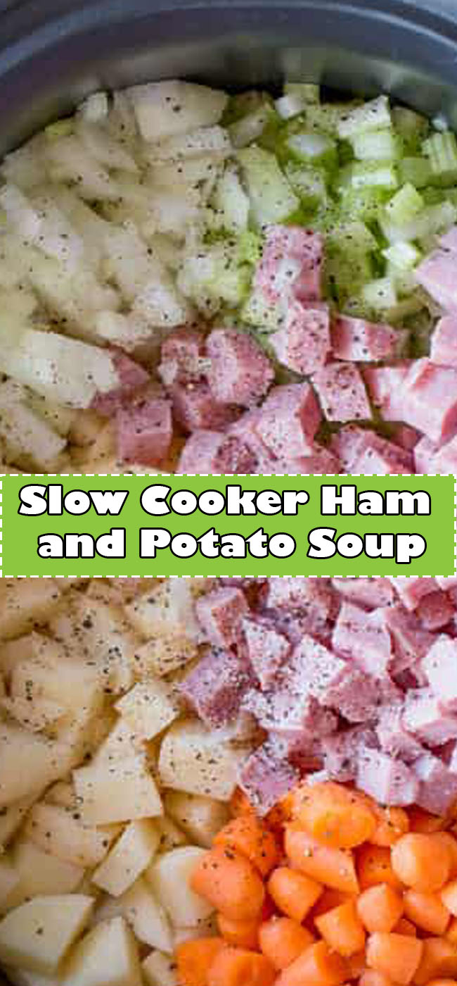 Slow Cooker Ham and Potato Soup