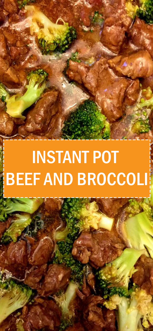 Instant Pot beef and broccoli