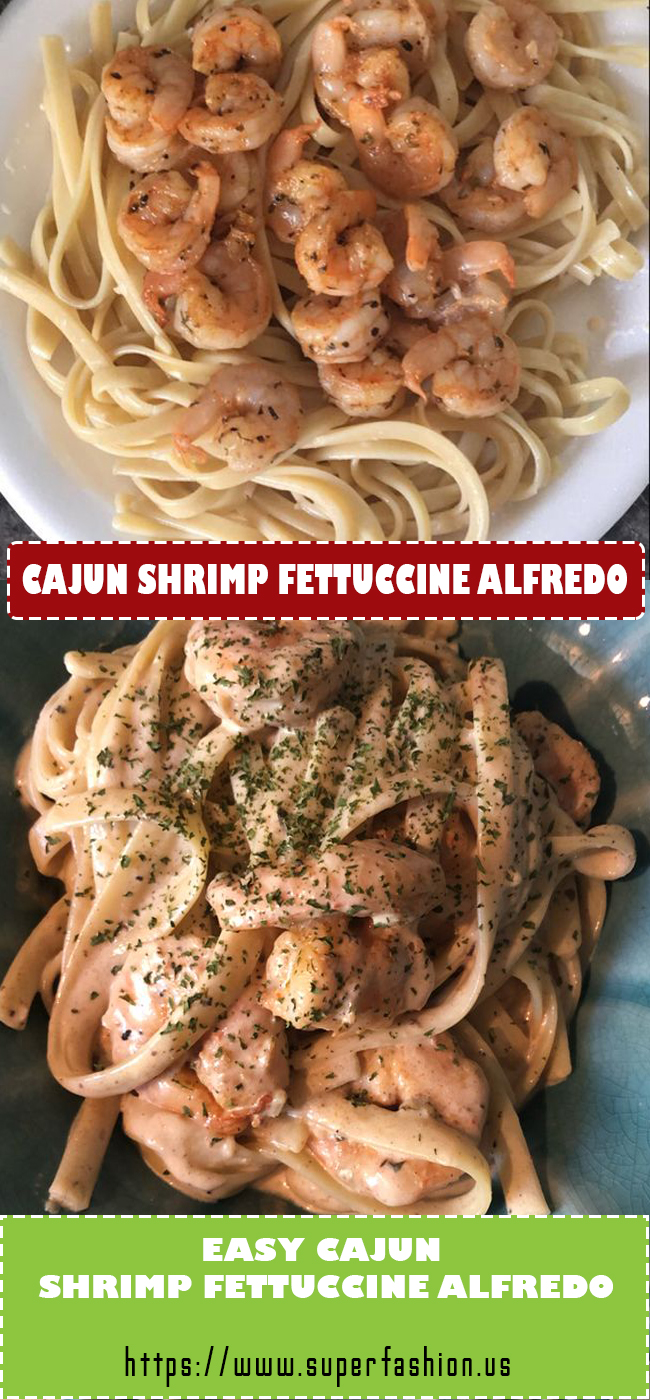 Cajun Shrimp Fettuccine Alfredo