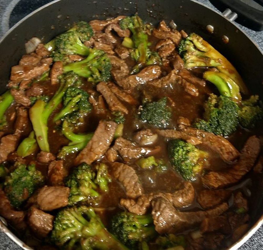 beef and broccoli skillet
