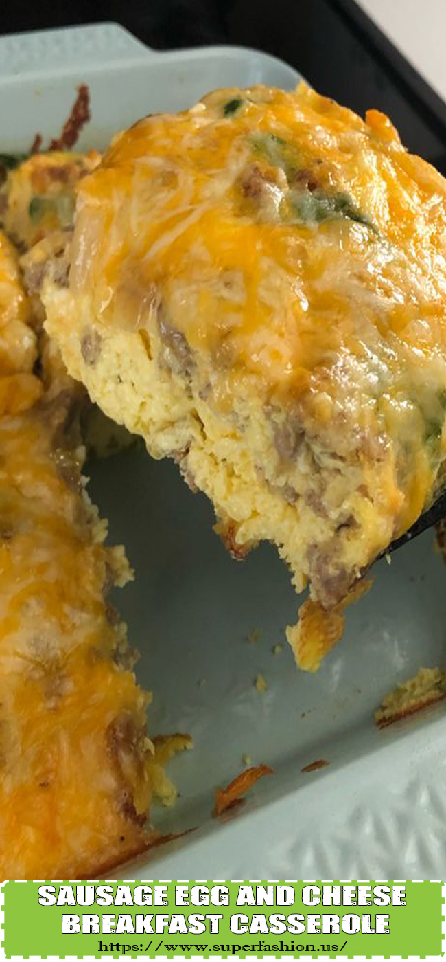 sausage egg and cheese breakfast casserole