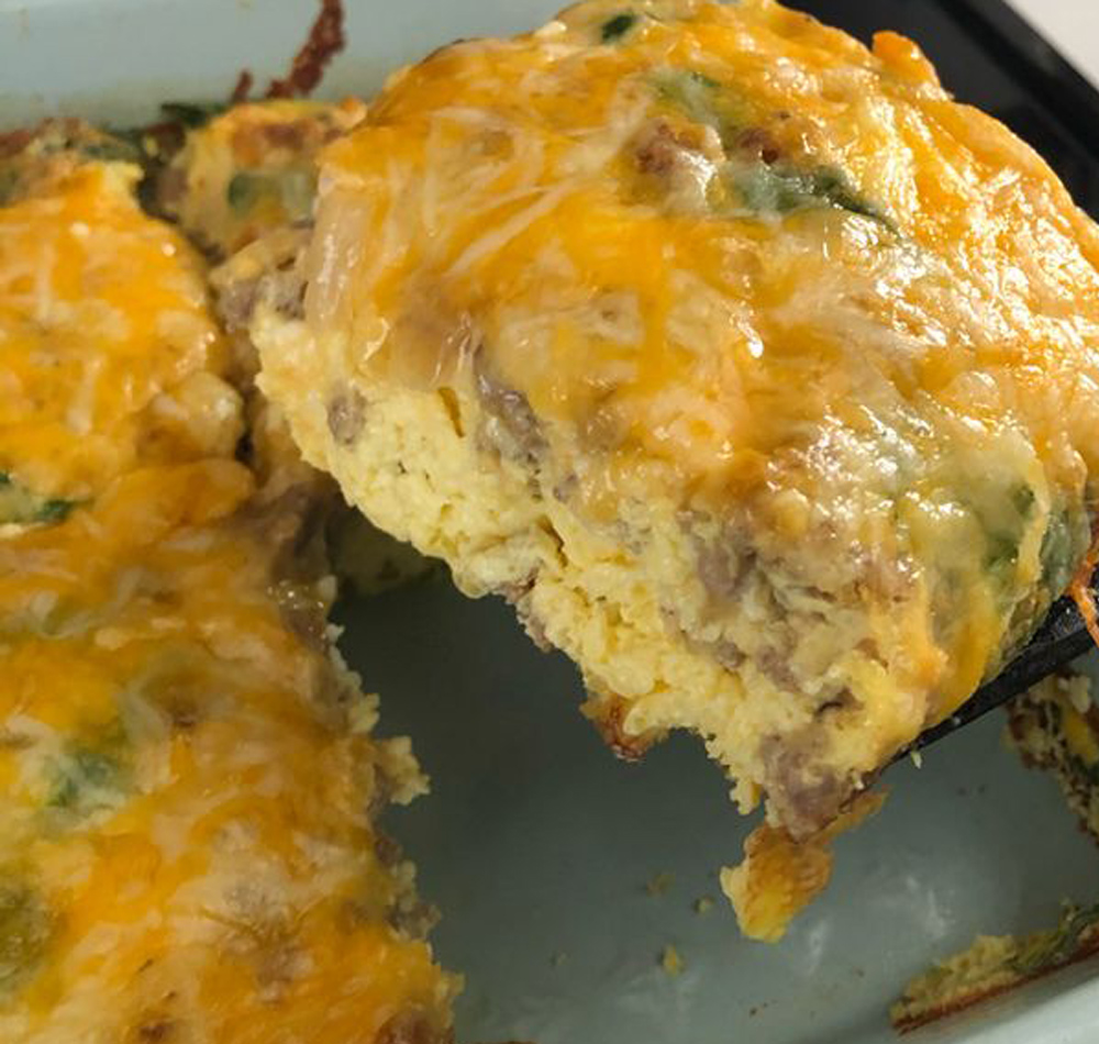 sausage egg and cheese breakfast casserole