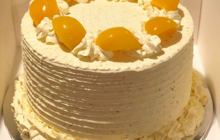 Peaches And Cream Cake