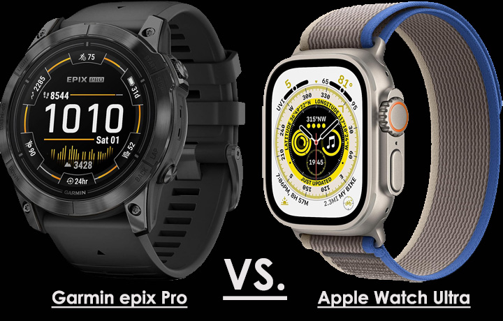 Apple Watch Ultra vs. Garmin Epix Pro