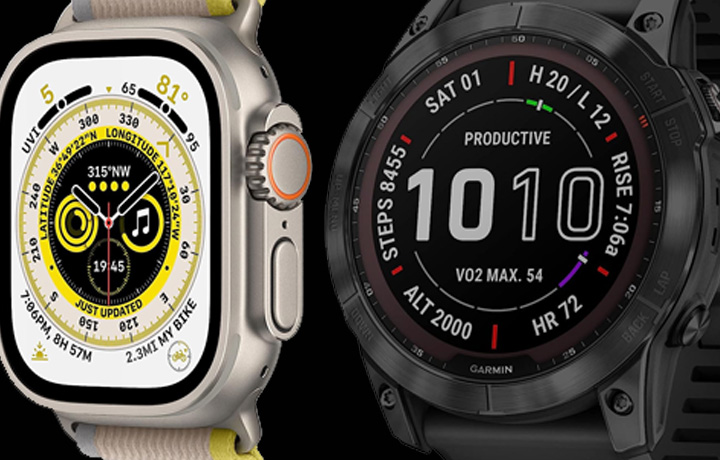 Apple Watch Ultra vs. Garmin Fenix 7x