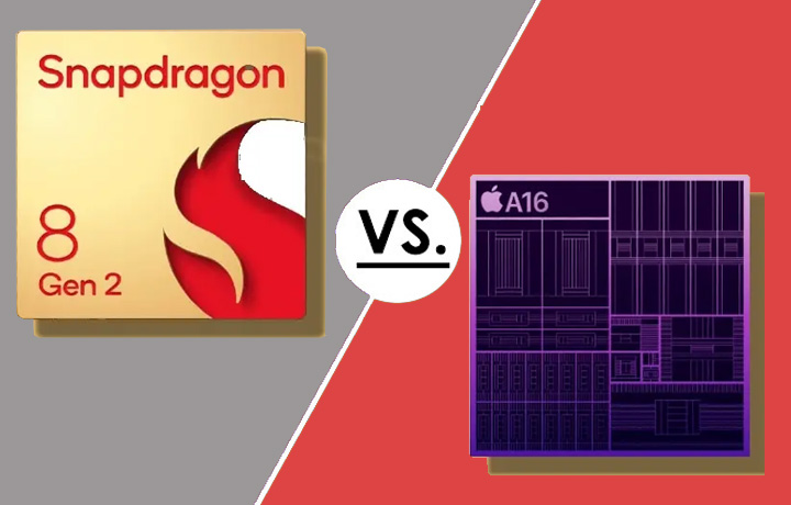 Apple A16 vs. Snapdragon 8 Gen2